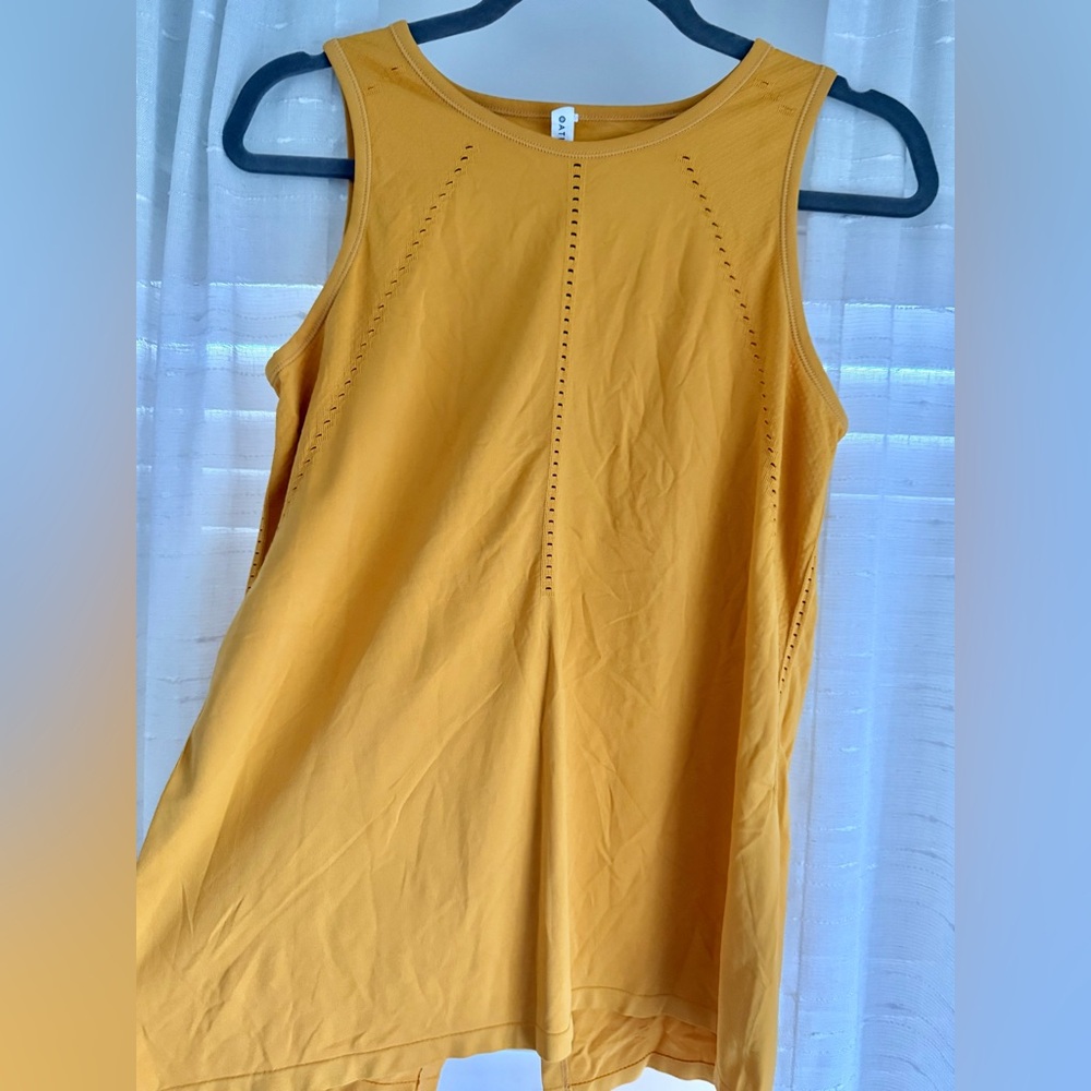Athleta Mustard Yellow Top